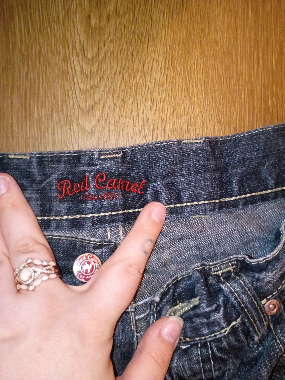 Red Camel Men's Relaxed-Fit Dark Blue Jeans - Picture 2 of 3